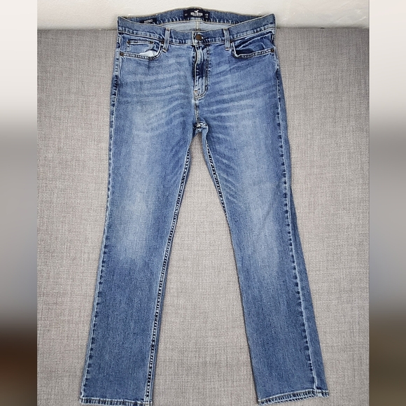 Hollister Other - Hollister Slim Straight Epic Flex Medium Wash Jeans. 34×32